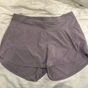 Lulu Speed up short 4in: size 4. Purple/light plum color